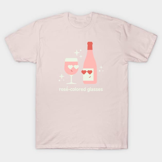 Rose Colored Glasses T-Shirt by zacrizy